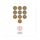 General Supply Gummed Kraft Sealing Tape, 3" Core, 3" x 600 ft, Brown, 10/Carton