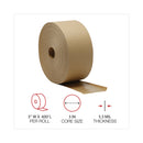 General Supply Gummed Kraft Sealing Tape, 3" Core, 3" x 600 ft, Brown, 10/Carton