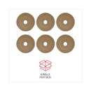 General Supply Glass-Fiber Reinforced Gummed Kraft Sealing Tape, 3" Core, 3" x 375 ft, Brown, 8/Carton