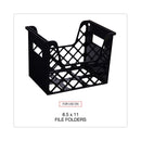 Universal Recycled Extra Capacity Desktop File Holder, Letter Size, 8.5" Long, Black