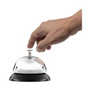 Universal Call Bell, 3.38" Diameter, Brushed Nickel