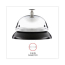 Universal Call Bell, 3.38" Diameter, Brushed Nickel