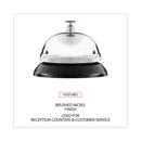 Universal Call Bell, 3.38" Diameter, Brushed Nickel