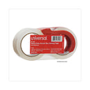 Universal Heavy-Duty Acrylic Box Sealing Tape with Dispenser, 3" Core, 1.88" x 54.6 yds, Clear, 2/Pack