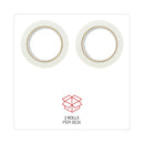 Universal Heavy-Duty Acrylic Box Sealing Tape with Dispenser, 3" Core, 1.88" x 54.6 yds, Clear, 2/Pack