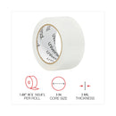 Universal Heavy-Duty Acrylic Box Sealing Tape with Dispenser, 3" Core, 1.88" x 54.6 yds, Clear, 2/Pack