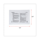 Universal Shredder Lubricant Sheets, 5.5 x 2.8, 24 Sheets/Pack