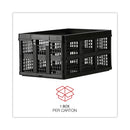 Universal Filing/Storage Tote, Letter Files, 20.13" x 14.63" x 10.75", Black