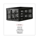 Universal Filing/Storage Tote, Letter Files, 20.13" x 14.63" x 10.75", Black