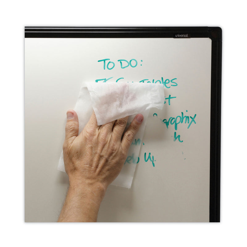 Universal Dry Erase Cleaning Wet Wipes, 5 x 10, 50/Pack