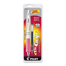 Pilot Dr. Grip Center of Gravity Ballpoint Pen, Retractable, Medium 1 mm, Black Ink, Silver/Pink Grip Barrel