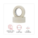 Universal General-Purpose Masking Tape, 3" Core, 24 mm x 54.8 m, Beige, 3/Pack