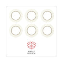 Universal Removable General-Purpose Masking Tape, 3" Core, 18 mm x 54.8 m, Beige, 6/Pack