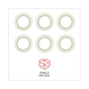 Universal Deluxe General-Purpose Acrylic Box Sealing Tape, 2 mil, 3" Core, 1.88" x 110 yds, Clear, 6/Pack