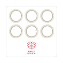 Universal General-Purpose Box Sealing Tape, 3" Core, 1.88" x 60 yds, Clear, 6/Pack