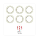 Universal Deluxe General-Purpose Acrylic Box Sealing Tape, 1.7 mil, 3" Core, 1.88" x 110 yds, Clear, 6/Pack