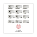 Universal Deluxe Quick Set-up String-and-Button Boxes, Letter Files, White, 12/Carton