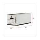 Universal Deluxe Quick Set-up String-and-Button Boxes, Letter Files, White, 12/Carton