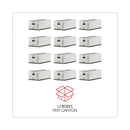 Universal Deluxe Quick Set-up String-and-Button Boxes, Legal Files, White, 12/Carton