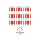 Universal Glue Stick Value Pack, 0.28 oz, Applies and Dries Clear, 30/Pack