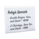Universal Wall Mount Sign Holder, 11 x 8.5, Horizontal, Clear, 2/Pack