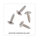 Universal Wall Mount Sign Holder, 11 x 8.5, Horizontal, Clear, 2/Pack