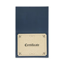 Universal Certificate/Document Cover, 8.5 x 11; 8 x 10; A4, Navy, 6/Pack