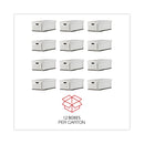 Universal Medium-Duty Easy Assembly Storage Box, Legal Files, White, 12/Carton