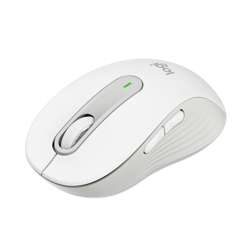 Logitech Signature M650 for Business Wireless Mouse, Medium, 2.4 GHz Frequency, 33 ft Wireless Range, Right Hand Use, Off White