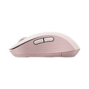 Logitech Signature M650 Wireless Mouse, Medium, 2.4 GHz Frequency, 33 ft Wireless Range, Right Hand Use, Rose