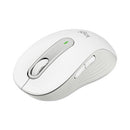 Logitech Signature M650 for Business Wireless Mouse, Large, 2.4 GHz Frequency, 33 ft Wireless Range, Right Hand Use, Off White