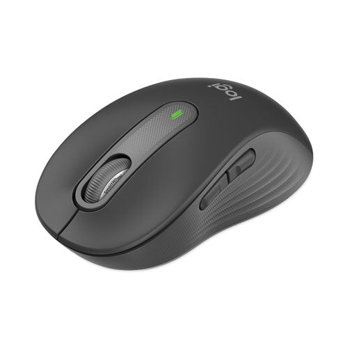 Logitech Signature M650 for Business Wireless Mouse, Large, 2.4 GHz Frequency, 33 ft Wireless Range, Right Hand Use, Graphite
