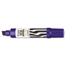 Pilot Jumbo Refillable Permanent Marker, Broad Chisel Tip, Blue