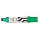 Pilot Jumbo Refillable Permanent Marker, Broad Chisel Tip, Green