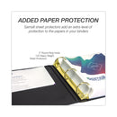 Samsill Classic Collection Ring Binder, 3 Rings, 2" Capacity, 11 x 8.5, Black