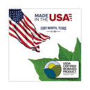 Samsill Earth's Choice Biobased Round Ring View Binder, 3 Rings, 5" Capacity, 11 x 8.5, White