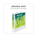 Samsill Earth's Choice Biobased Round Ring View Binder, 3 Rings, 2" Capacity, 11 x 8.5, White