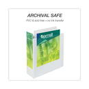 Samsill Earth's Choice Biobased Round Ring View Binder, 3 Rings, 4" Capacity, 11 x 8.5, White