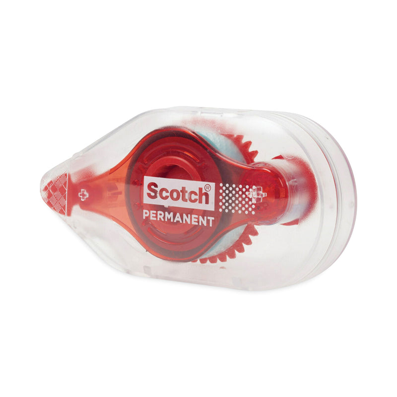 Scotch Tape Runner, 0.31" x 49 ft, Dries Clear