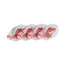 Scotch Tape Runner, 0.31" x 49 ft, Dries Clear, 4/Pack