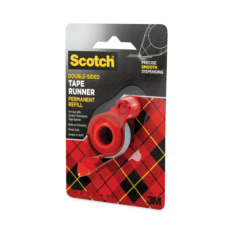 Scotch Refill for the Redesigned Scotch 6055 Tape Runner Dispenser, 0.31" x 49 ft, Dries Clear