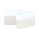 Post-it Angled Color Bar Tabs, 1/5-Cut, White, 2" Wide, 50/Pack