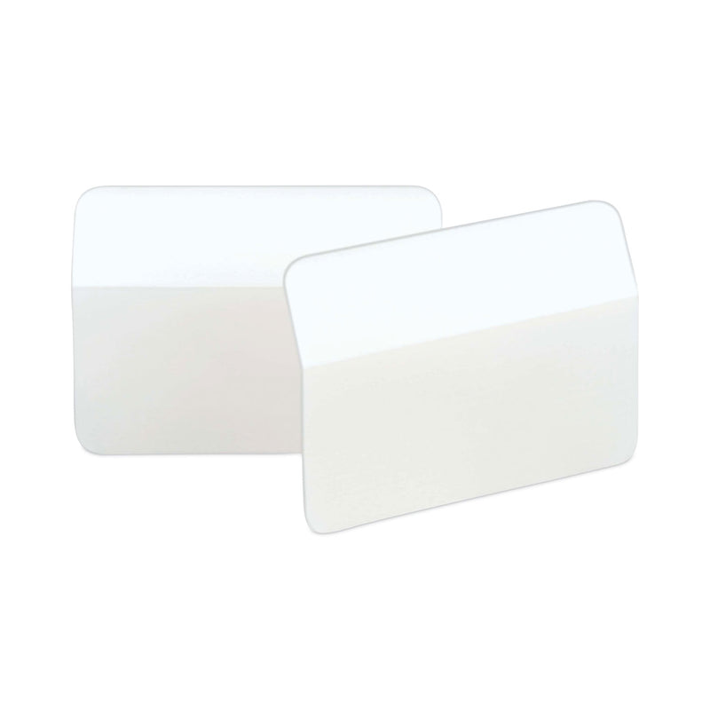 Post-it Angled Color Bar Tabs, 1/5-Cut, White, 2" Wide, 50/Pack