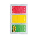 Post-it Arrow Message 1" Prioritization Page Flags, "TO DO", Red/Yellow/Green, 20 Flags/Dispenser, 3 Dispensers/Pack