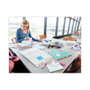 Post-it Page Flags in Desk Grip Dispenser, 1 x 1.75, Blue, 200/Dispenser