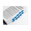 Post-it Page Flags in Desk Grip Dispenser, 1 x 1.75, Blue, 200/Dispenser