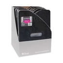 C-Line Vertical Expanding File, 10" Expansion, 13 Sections, 1/12-Cut Tabs, Letter Size, Black