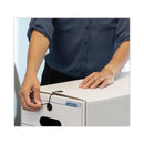 Bankers Box STOR/FILE Medium-Duty Strength Storage Boxes, Letter Files, 12.25" x 24" x 10.75", Kraft/Green, 12/Carton