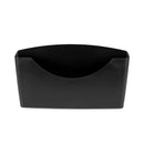 Fellowes Plastic Partition Additions File Pocket, Letter Size, 14" x 2.5" x 7.75", Dark Graphite