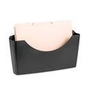 Fellowes Plastic Partition Additions File Pocket, Letter Size, 14" x 2.5" x 7.75", Dark Graphite